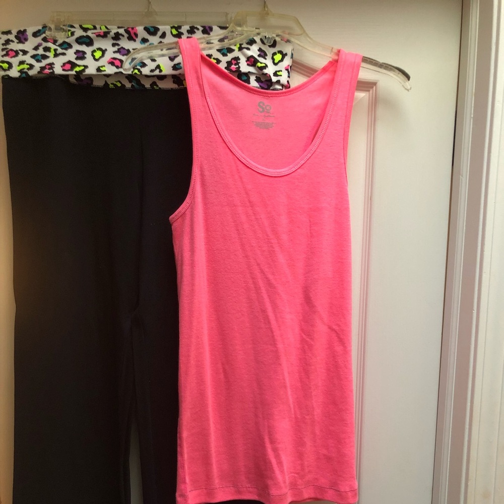Yoga Pants 2 Piece Set